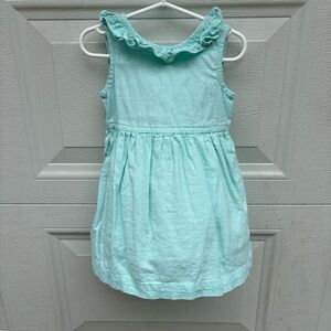 Old Navy Light Aqua Ruffle-Trim Sleeveless Dress